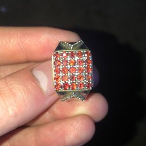 Red diamond ring